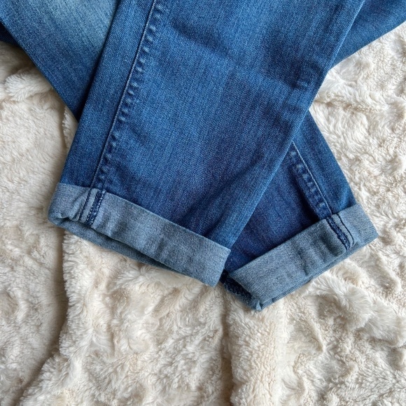 7 For All Mankind Skinny Crop and Roll medium wash low rise jeans size 26 - Picture 12 of 14